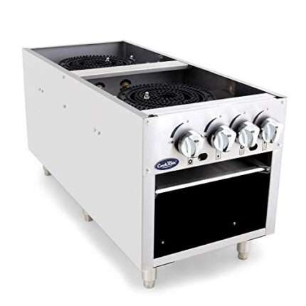 CookRite ATSP-18-2 Two Burner Stock Pot Stove