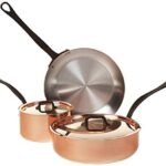 Mauviel 10 Piece Cookware set Cast stainless Steel