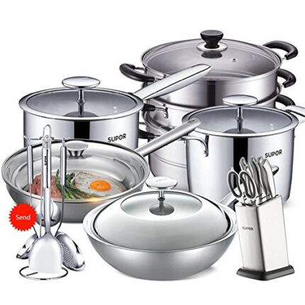Ahui Frying Pan/Round Skillet Non-Stick Hard