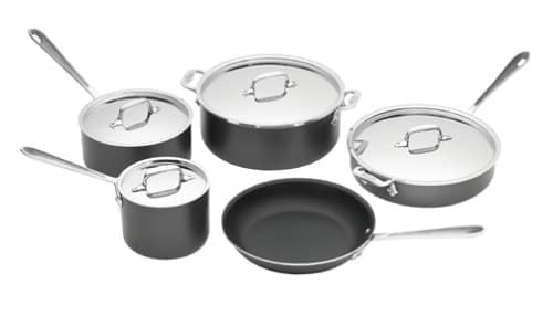 All-Clad LTD 9-Piece Cookware Set with Nonstick