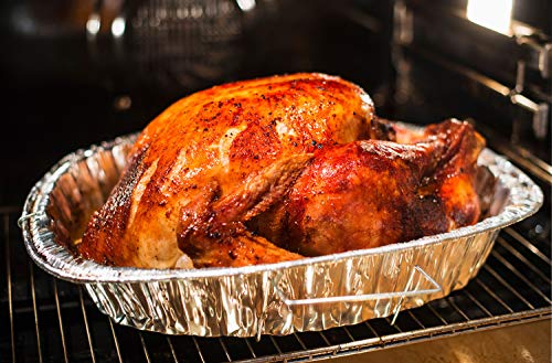 Disposable Oval Roasting Pan - Durable Turkey