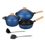 GYZX Non Stick Cooking Pot Set Cast Iron Induction