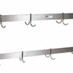 Wall Mount Double Bar Pot Rack (120 W x 3.19 D x 2