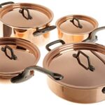 Matfer Bourgeat 8 Piece Copper Cookware Set,