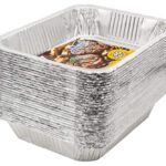 eHomeA2Z Aluminum Pans Disposable Half Size (30