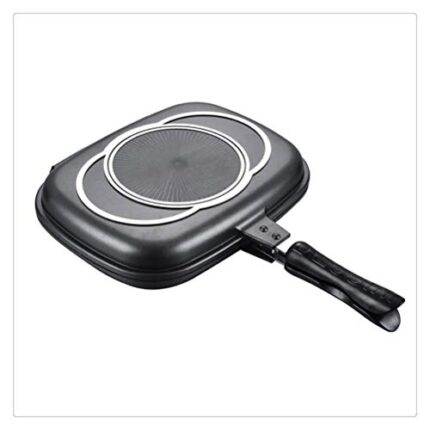 YYDSM Double Sided Grill Pan Portable Durable for