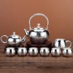 Handmade Teakettle Silver Antique Gongfu Tea