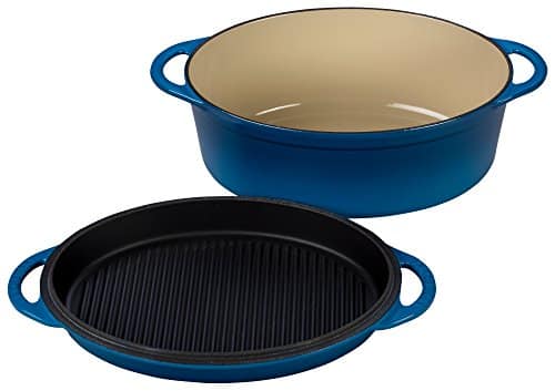 Le Creuset Cast Iron Oval Oven with Reversible