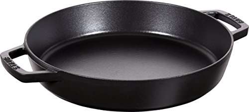 STAUB Cast Iron Double Handle Fry Pan, 13-inch,