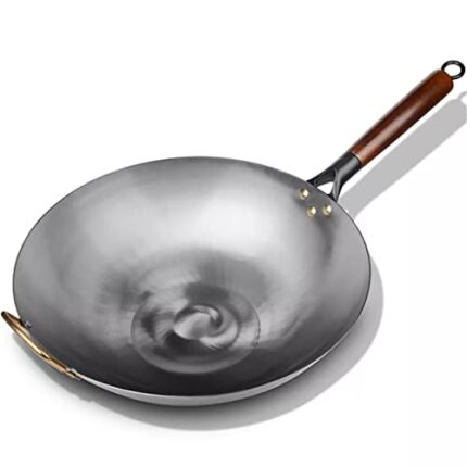 YYDSM Traditional Handmade Wok Old-fashioned Iron