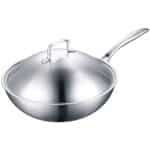 SHUUY Wok - Contemporary Stainless Steel Cookware,