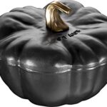 Staub 3.5 Quart Pumpkin Cocotte Black Matte