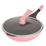 ZZWZM 32CM Maifan stone wok non-stick frying pan