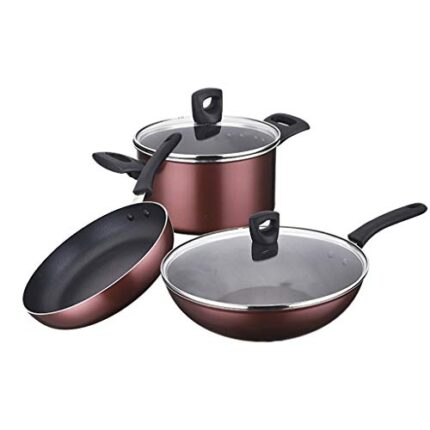 Pots and pans Three-piece Non-stick Pan Set