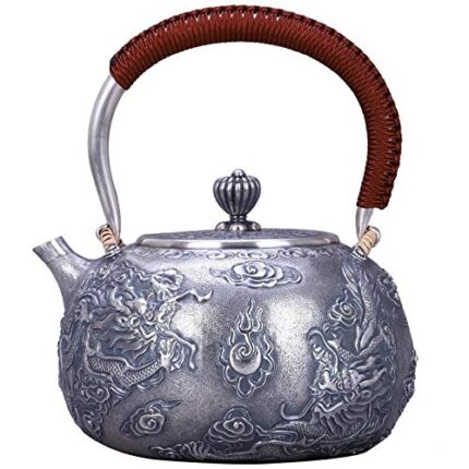 GONG3 Sterling Silver Tea Service Teakettle Pot