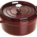 Staub Cast Iron 7-qt Round Cocotte - Grenadine,