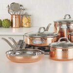 10 Piece Copper Cookware Set