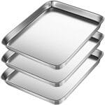 Cookie Sheets Pans for Toaster Oven, BYkooc