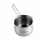 MGWYE Stainless Steel Milk Pan，Butter Chocolate