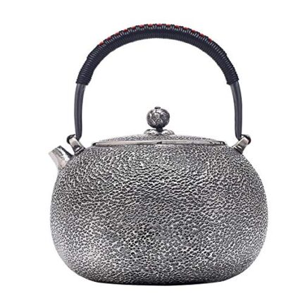 Japanese Style Sterling Silver 999 Kettle Pure