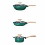 BDYALINGVN Mai Fanshi Non Stick Pot Smokeless Wok