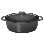 Chasseur Oval Cooker Oval Caviar 7.1 L