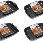 Mainstays 2-Piece Large Roasting Pan Set (4)