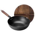 SBSNH Home Non-stick 32cm Wooden Handle