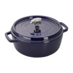 Staub Cast Iron 6-qt Cochon Shallow Wide Round