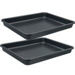 Small Cookie Sheets 11X9 Inch 2Pcs Mini Baking Pan