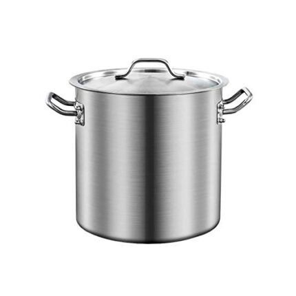 WHLMYH Pot,Soup Pot with Lid,Stainless Steel Large