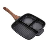 XJJZS Metal Pot - Wood Grain Single Handle