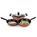 KMYUO Kitchen cookware five-piece set Maifan stone