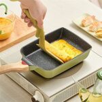 JKDZYD Non Stick Frying Pan Tamagoyaki Omelettes