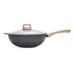 DGSJD Medical Stone Non-Stick Pan 32cm Aluminum