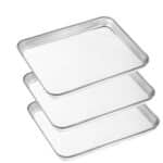 Baking Pans Sheet, 3 Piece Large Cookie Sheets