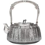 GONG Silver Retro Design Sterling Silver Kettle