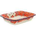 Polish Pottery 13¾-inch Rectangular Baker made by