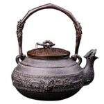 ZHLYJ Tea Kettle Cast Iron Kettle Old Iron Kettle