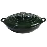 GYAM Dutch Oven, Enameled Cast Iron Covered Round