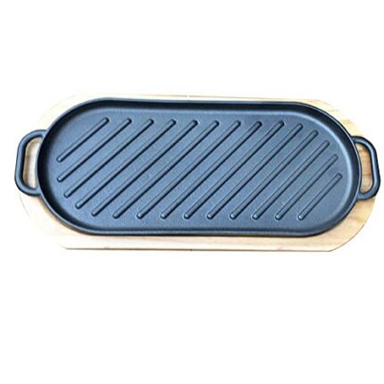 PDGJG Non-stick Cooking Grill Pan Iron Steak Plate