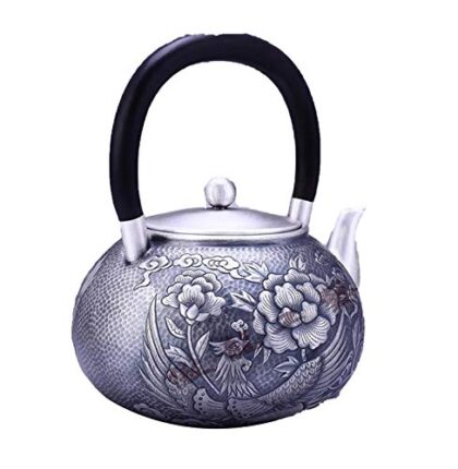 Pure Silver Teakettle Pot Collections Household