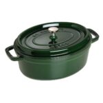 Staub 3.25 Quart Oval Cocotte, Brasil Green