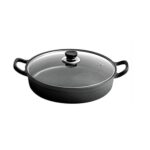 XJJZS Cast Iron Pan - Black Uncoated Thick Pancake