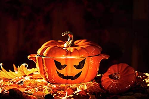 STAUB Cast Iron Pumpkin Cocotte Dutch Oven,
