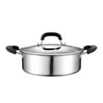 DSFEOIGY 304 Stainless Steel Pot Soup Pot Hot Pot