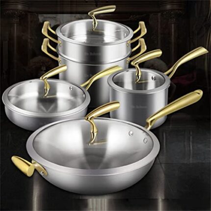 GYZCZX 304 Stainless Steel Continental 9 Piece