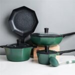 cookware set Octagonal Cookware Set Non-Stick Wok