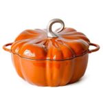 AIIOW 3.7L Casserole Dishes with Lids Cute Pumpkin