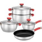 KGEZW Cooking Tools 8 Piece Stainless Steel